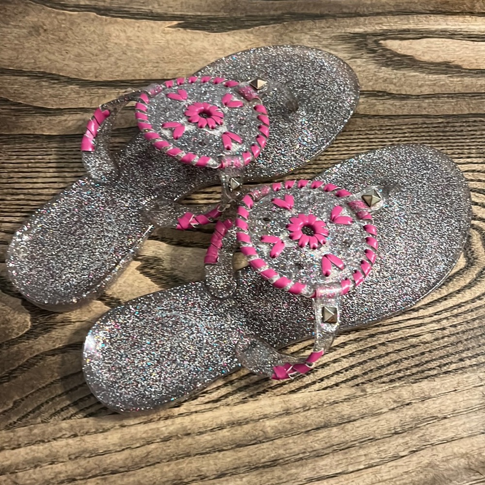 Girls size 2 Jack rogers jellies